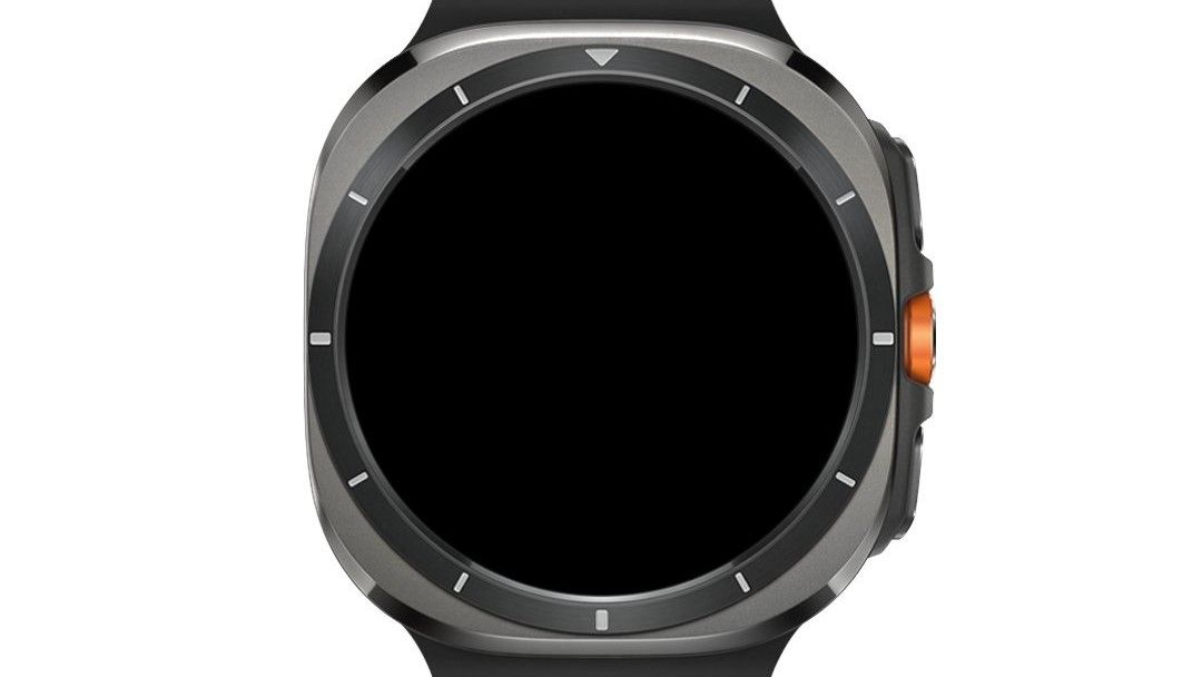 A rumored rendering of Samsung&#039;s Galaxy Watch Ultra.