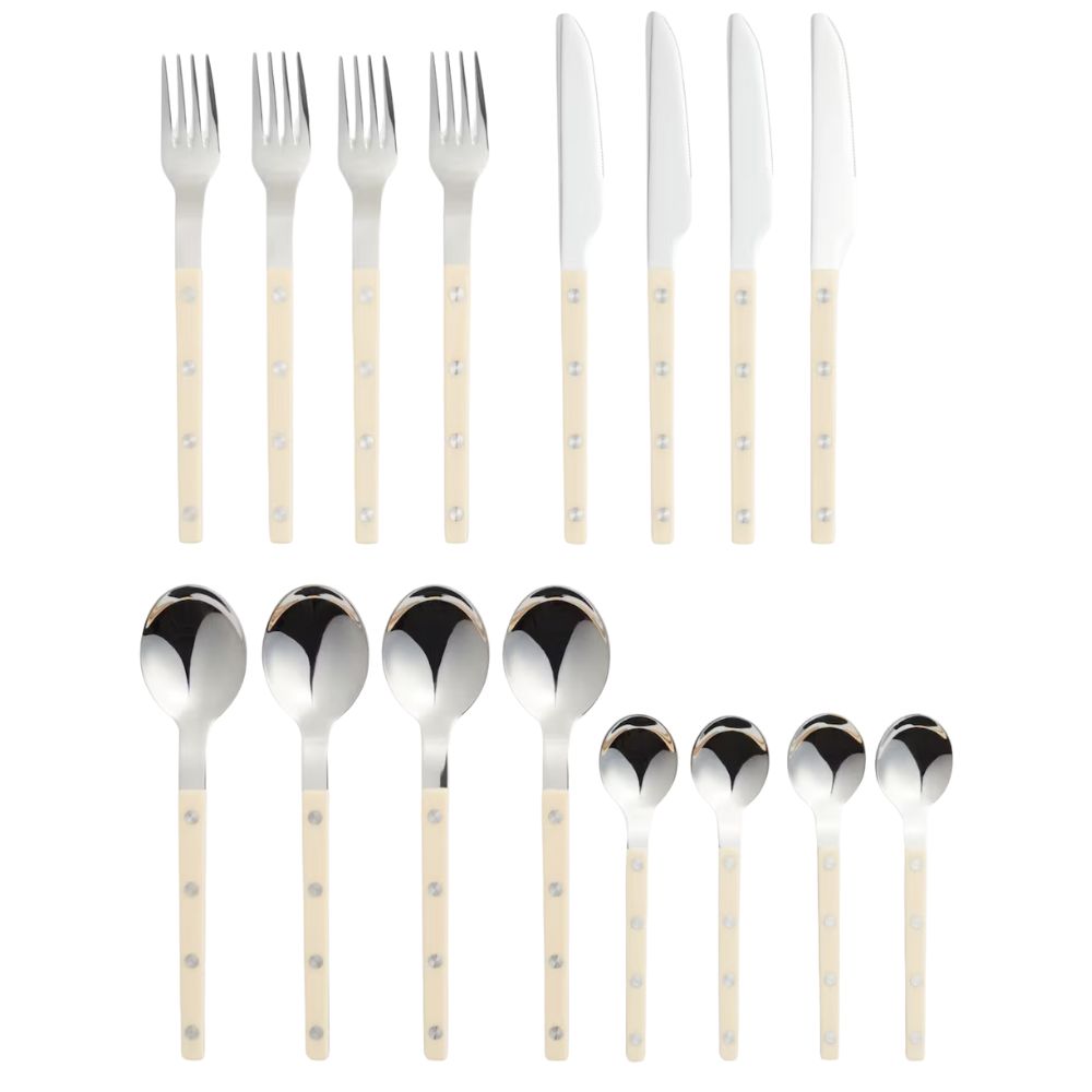 Light Beige 16-Piece Cutlery Set