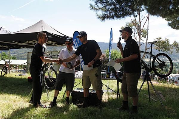 Alpine Assault master men's podium