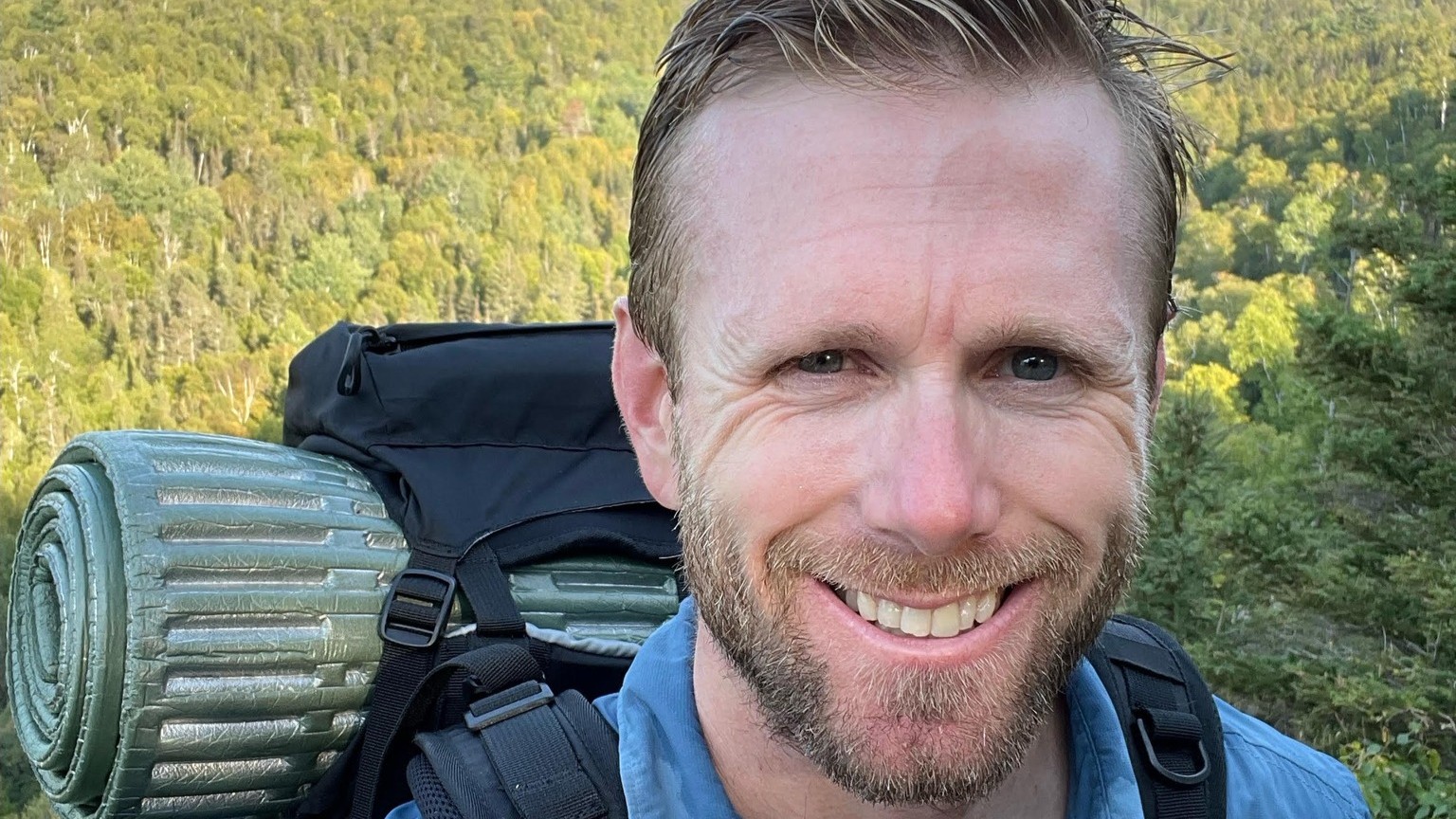 A selfie of missing hiker Grant Gardner supplies by Big Horn County Wyoming Sheriff&#039;s Office / Facebook