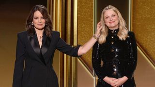 Tina Fey and Amy Poehler host the 2021 Golden Globes on NBC.