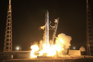 Liftoff of Falcon 9 Rocket