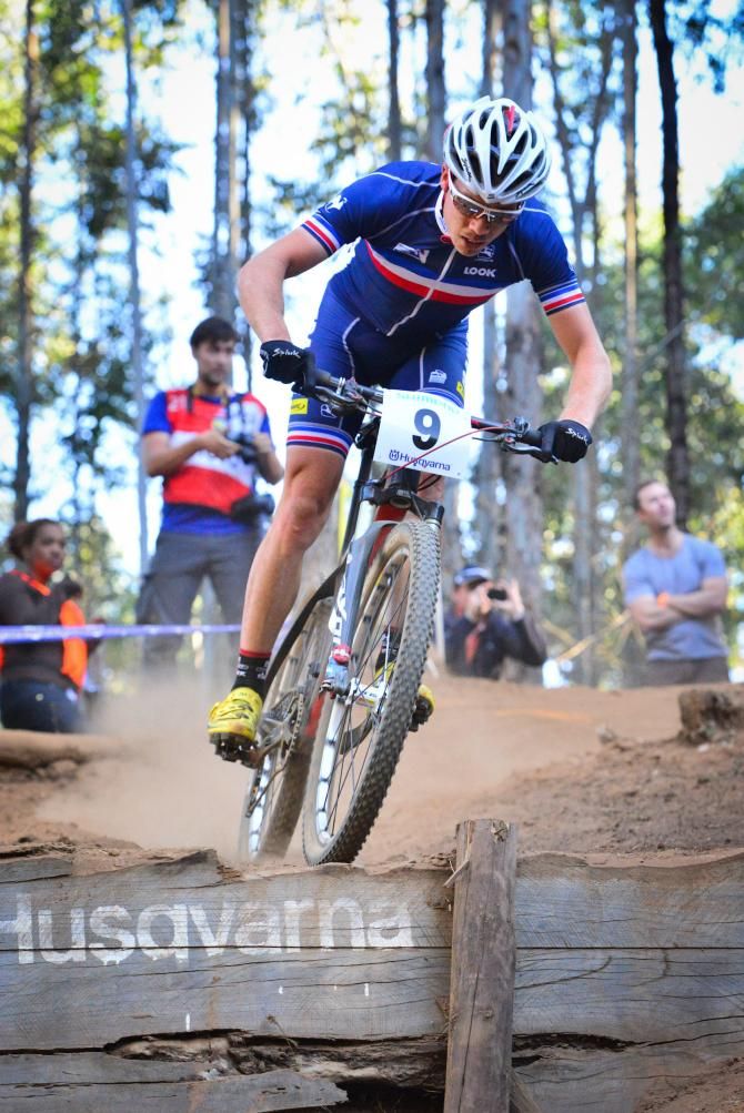 Maxime Marotte of France was consistent throughout en route to his fourth place in the elite men's cross country