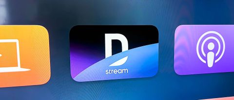 DirecTV Stream app icon on an Apple TV