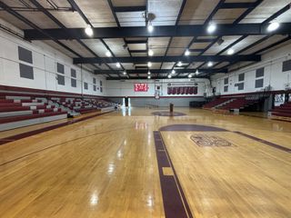 The gymnasium at Benedictine Military School.