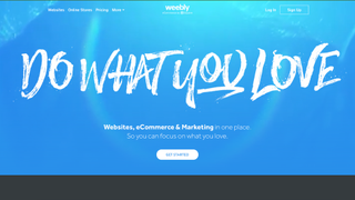 Weebly homepage screenshot