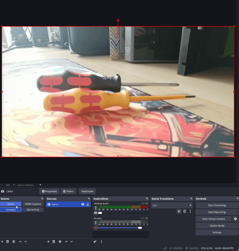 Android Smartphone as a Webcam
