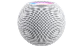 HomePod mini on white background