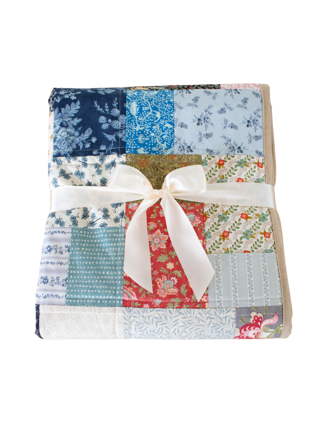 Handmade Scrappy Patchwork Quilt