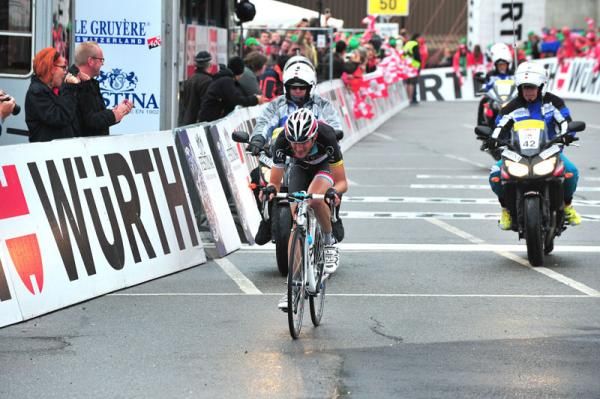 Frank Schleck finished second on the stage