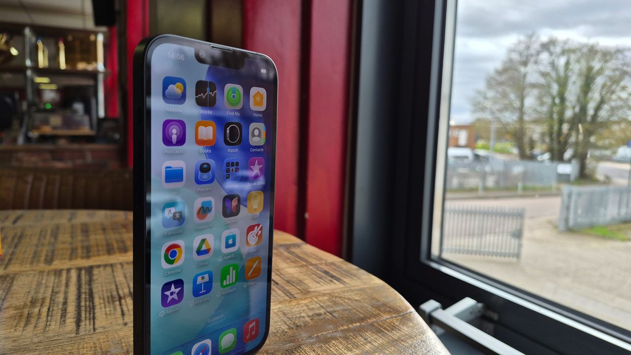 The Apple iPhone 17e on a desk
