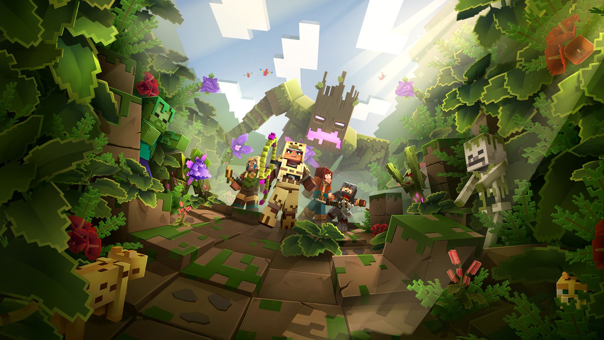 Minecraft Dungeons' first DLC, Jungle Awakens, planned for July
