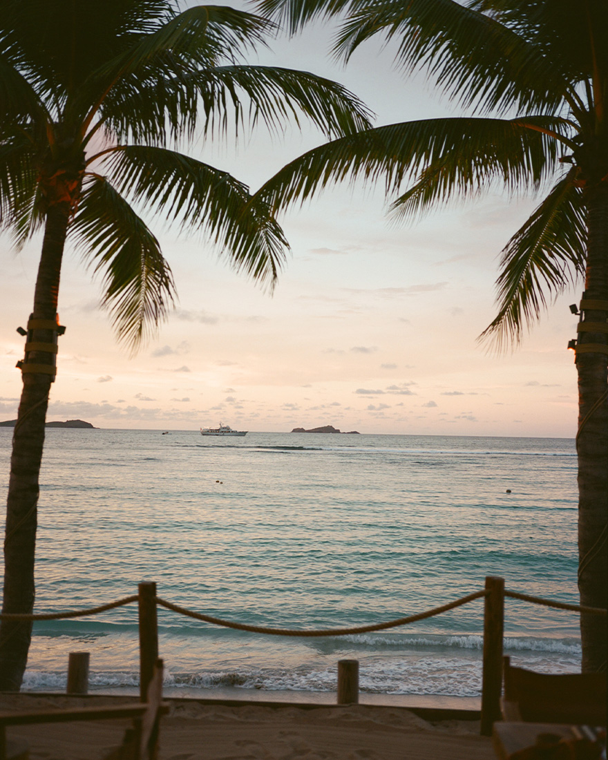 The beach in Saint Bart's.