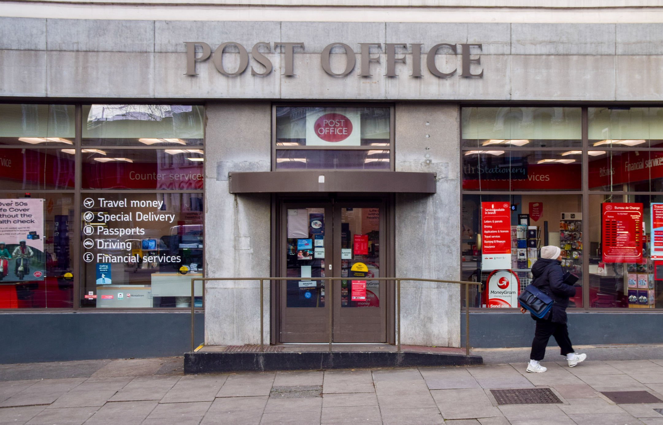 Post office in London, UK