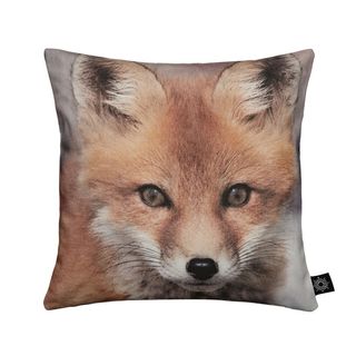 baby fox animal print cushion