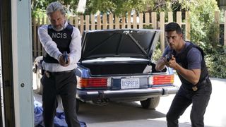 Gary Cole and Wilmer Valderrama in NCIS