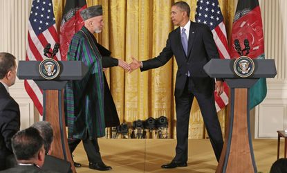 President Obama and Hamid Karzai
