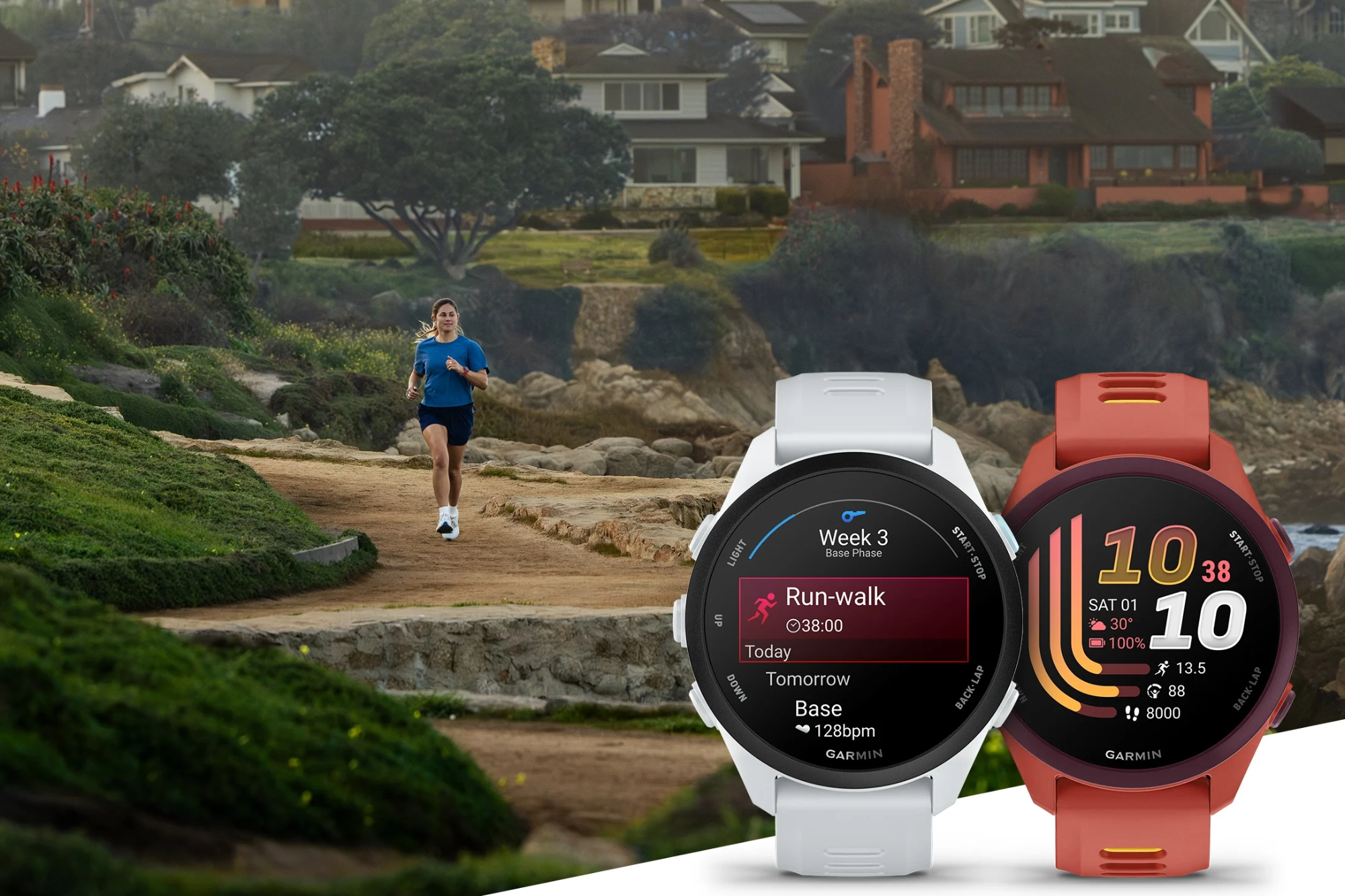 Garmin Forerunner 70 and 170 watches