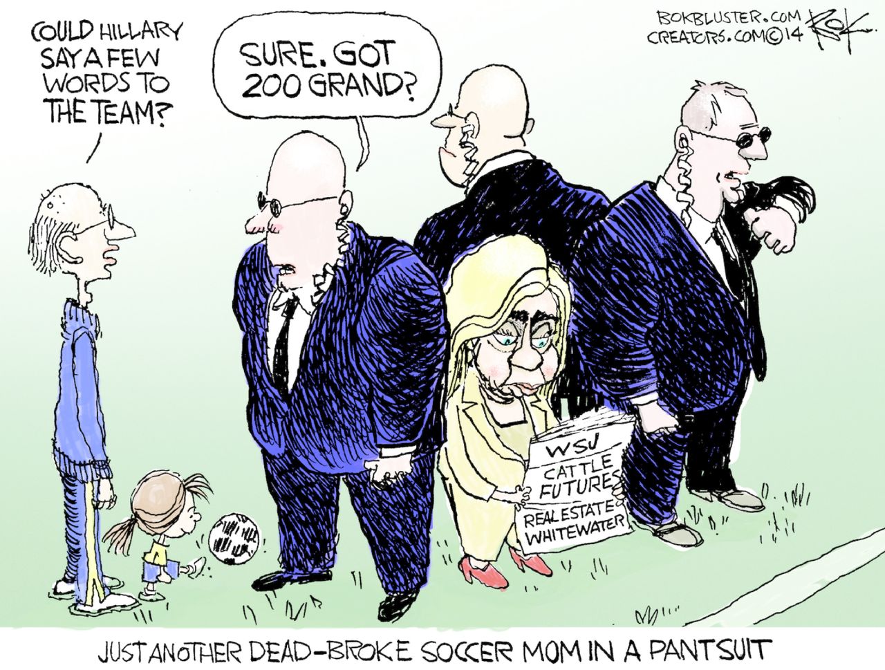 
Political cartoon U.S. Hillary Clinton