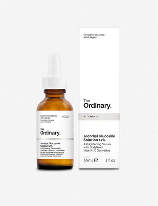The Ordinary Ascorbyl Glucoside Solution 12% with the packaging
