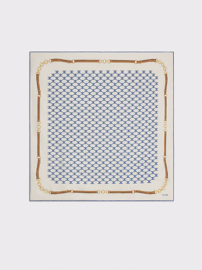 CELINE, Bandana in Heritage Silk Twill