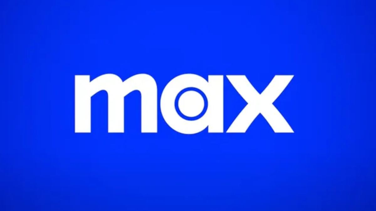 HBO Max prices: A screenshot of the Max logo on a blue background.