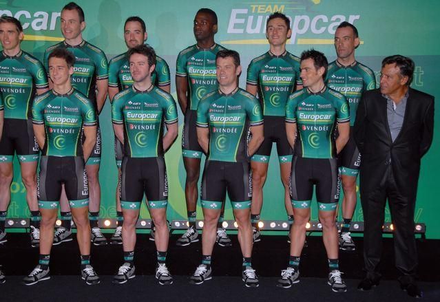 The green Europcar jersey is virtually unchanged