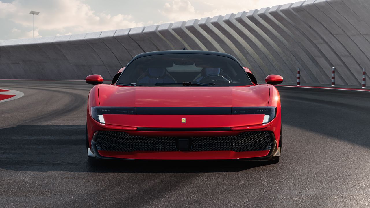 External view of the angular and striking 849 Testarossa