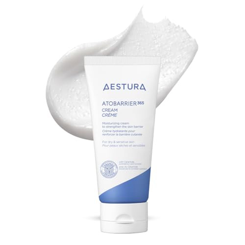 Aestura Atobarrier365 Cream With Ceramide, Korean Skincare, 120-Hour Hydrating Visible Capsule Moisturizer, Patented Lipid Complex, Facial Cream for Dry 
Sensitive Skin, Dermatologist Tested, 80ml : Amazon.co.uk: Beauty