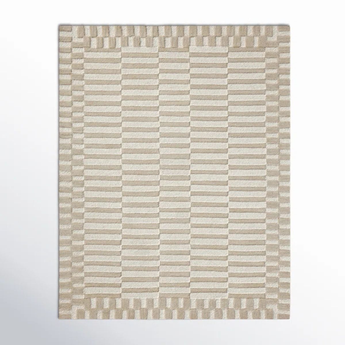 A cream rug