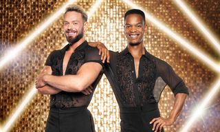 John Whaite and professional partner Johannes Radebe