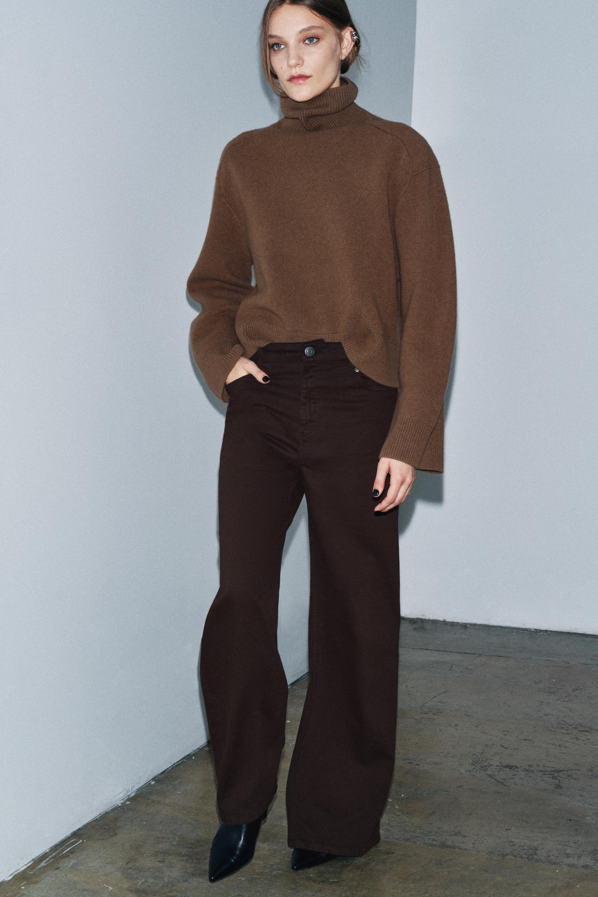 Zw Collection High-Waist Wide-Leg Jeans