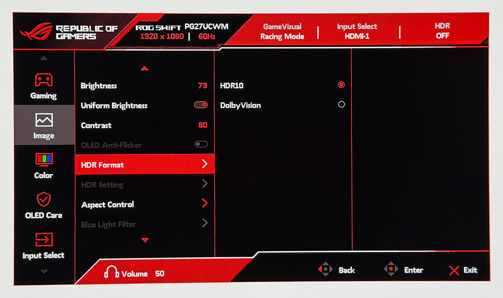 Asus ROG Swift PG27UCWM