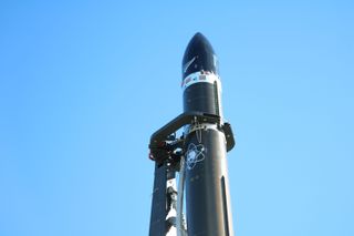 Rocket Lab's Electron rocket is staged to launch from the company's Launch Complex 1, located on the Mahia Peninsula, New Zealand.