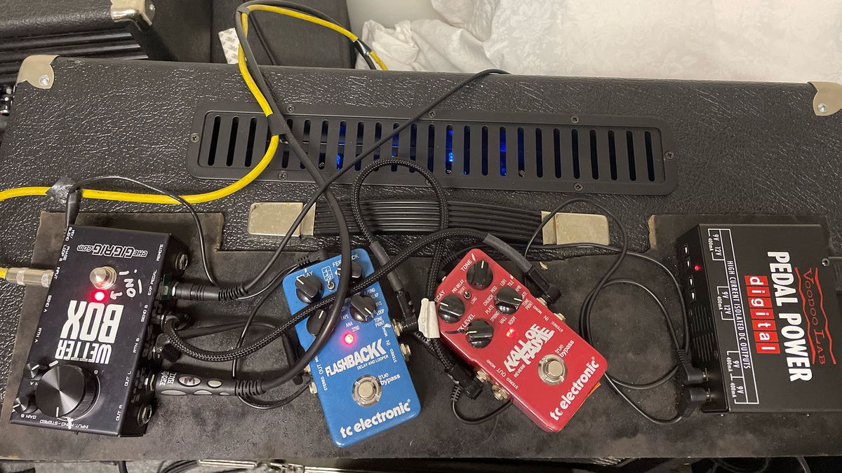 Steve Morse's Pedalboard 2024