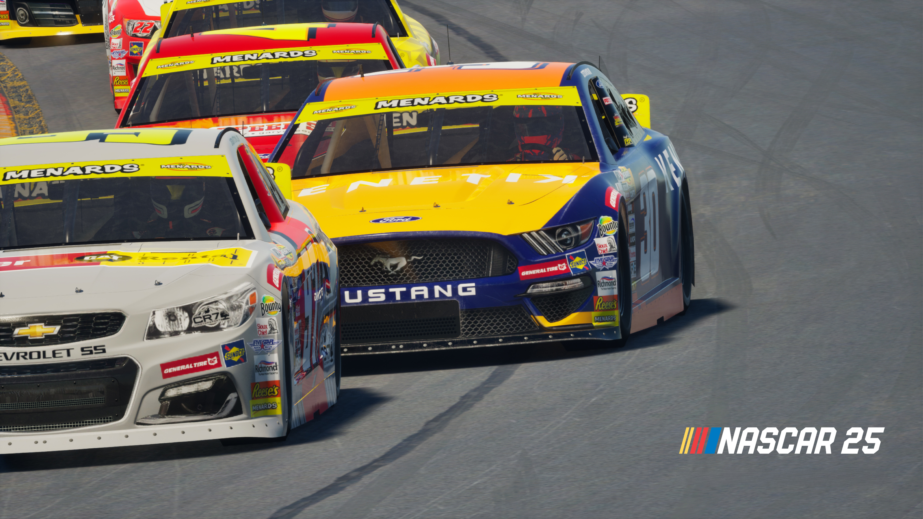 Arca Menards series cars in NASCAR 25