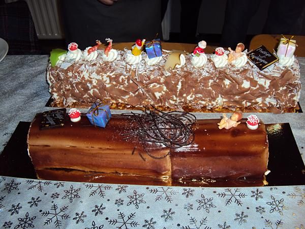 The yule logs?