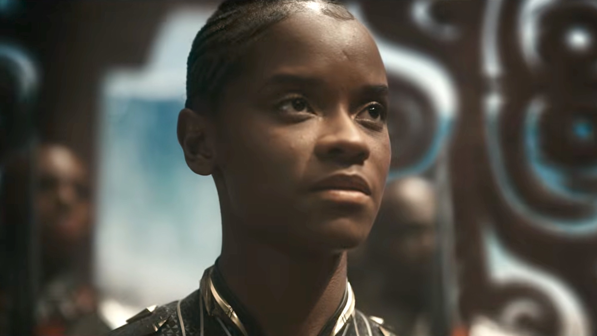 Shuri (Letitia Wright) looks ahead in Avengers: Doomsday.