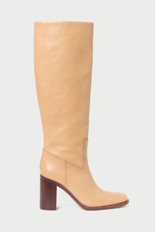 Loeffler Randall Heidi Khaki Leather Tall Boot