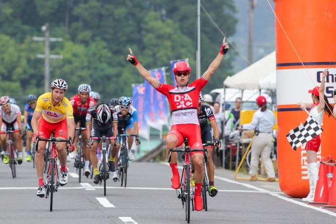 Wouter Wippert (Drapac) wins stage 1 of the 2014 Tour de Kumano
