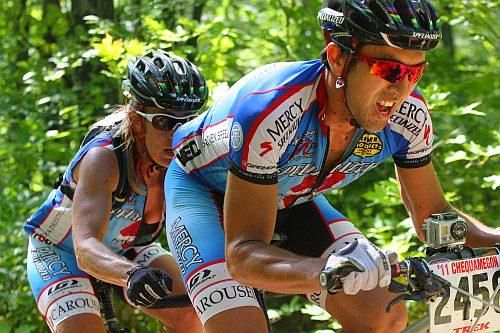 Brian and Kim Eppen (Mercy/Specialized) dominated the tandem race