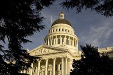 The California state capitol in Sacramento.