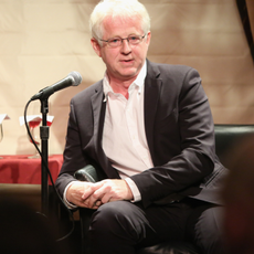 Screenwriter Richard Curtis speaks at the VIP Opening Night Dinner during Advertising Week 2015 AWXII at the New York Friars Club on September 28, 2015 in New York City