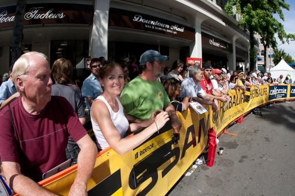 Crowds packed the streets of Sacramento for day one of the Amgen Tour of California.