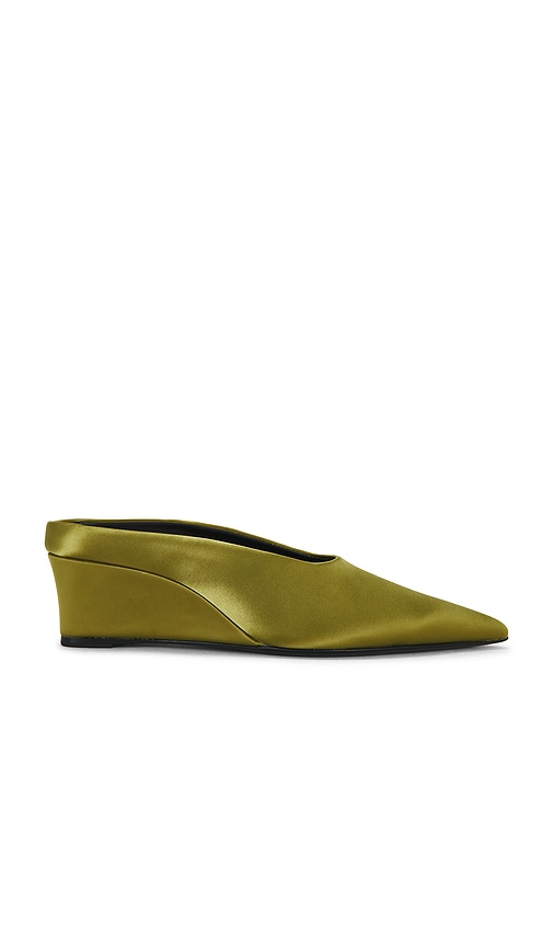 Satin Pointed Gala Wedge