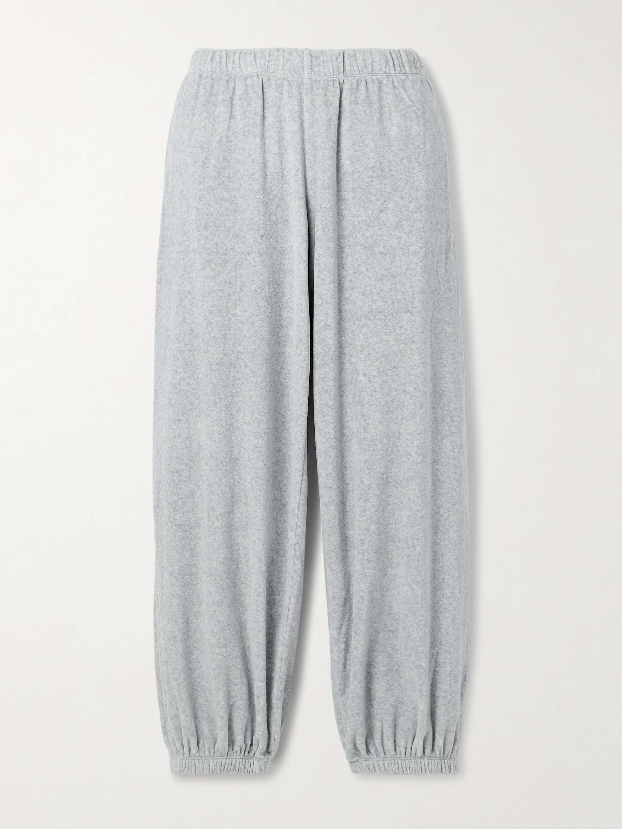 Paxos Cotton-Blend Velour Tapered Sweatpants