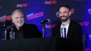 Vincent D'Onofrio and Charlie Cox at NYCC 2024