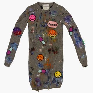 The jacket incorporated with signature patches by Tetsuzo Okubo