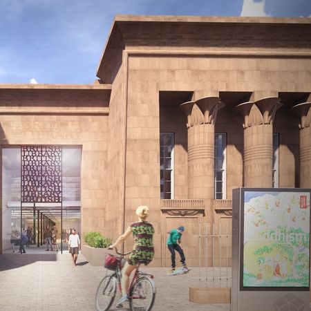 Crop in on artist's impression of Temple Works renovations 