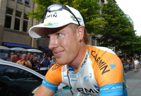 Tyler Farrar (Garmin-Slipstream) shortly after his win in the 2009 Vattenfall Cyclassics